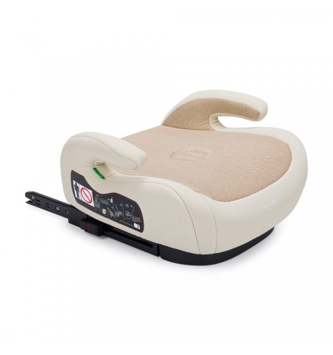 Petite&Mars Optimus Pro i-Size - fotelik samochodowy isofix 125-150 cm, podstawka | Caramel Brown